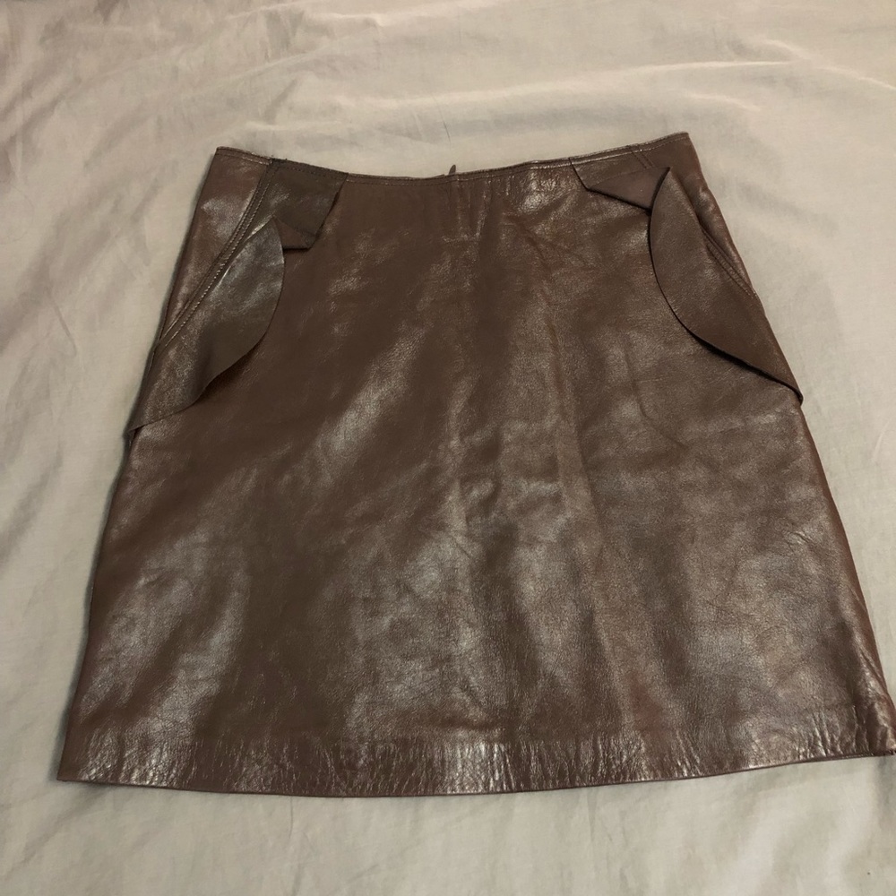 Jupe en cuir sandro taille 3